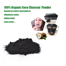 Natural teeth whitening coconut charcoal powder bamboo charcoal